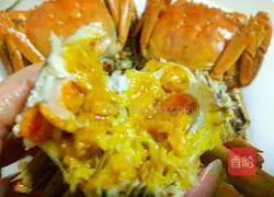 Illustration of how to steam hairy crabs 8