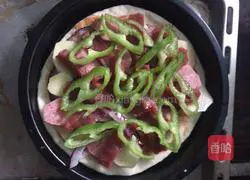 Beef Sausage Potato Pizza Recipe Illustration 7