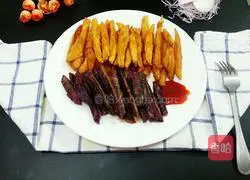 Illustration of how to make French fries 11