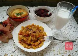 Illustration of how to make tomato spaghetti 12