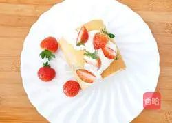 Strawberry Floating Cloud Roll Recipe Illustration 21