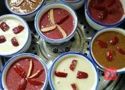 Illustration of how to make Hakka colorful hair cakes 7