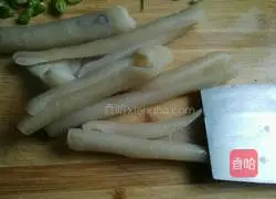 Fried pork rinds with kimchi Illustration of how to do it 1