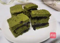 Illustration of how to make Matcha Pulp Sandwich Cake 11