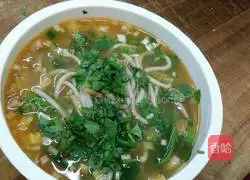 Illustration of how to make buckwheat noodles (clear soup) 8