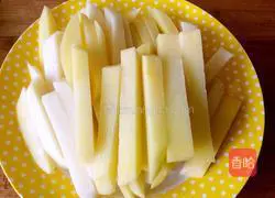 Illustration of how to make delicious French fries 3