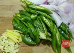 Illustration of how to make beef with green pepper sauce 2