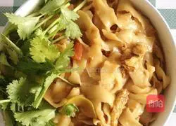 Illustration of how to make vegetarian fried noodles 8