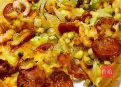 Illustration of how to make mixed pizza 10