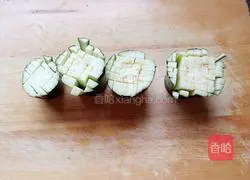 Illustration of how to make chrysanthemum and eggplant 4