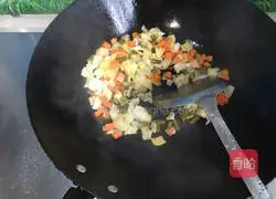 Illustration of how to make kimchi fried rice 5