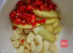Illustration of how to make kimchi (sour and spicy appetizer) 6