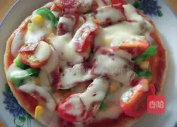 Mini type Illustration of how to make pizza 9