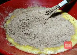 Illustration of how to make dirty cake 4