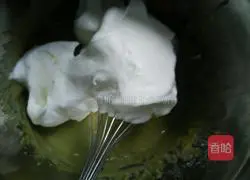 Matcha Blueberry Cake Recipe Illustration 3