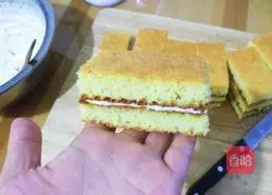 Illustration of how to make sponge layer cake 12