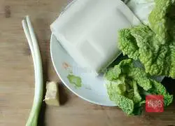 Illustration of home-cooked vegetables and tofu 1