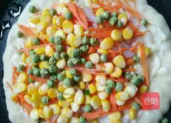 Illustration of making pan pizza 10