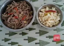 Stir-fried chicken gizzards with kimchi Illustration of how to do it 1