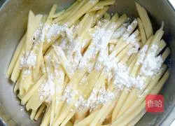 Illustration of how to make French fries 5