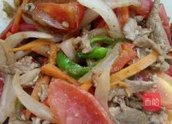 Use electric pancakes as beef filling Illustration of how to make pizza 4