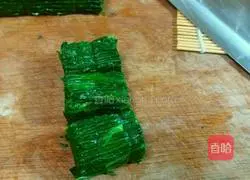 How to make good luck (spinach pile with French sauce) 6