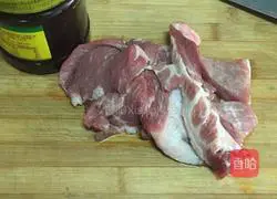 Shredded pork with sauce Illustration of how to do it 1