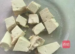 Illustration of how to make vegetarian stewed cabbage and tofu 2