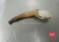 Illustration of how to cook geoduck sashimi 1