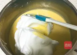 Illustration of how to make seaweed, sesame and meat floss cake 10