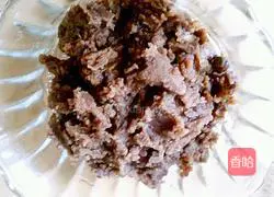 Illustration of how to make bean dregs and red bean paste wowotou 4