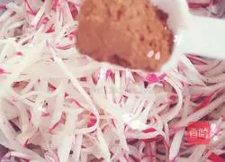 Illustration of how to make crispy radish balls 3