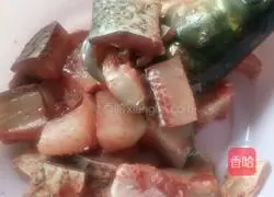 Illustration of how to make glutinous rice cake 1