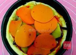 Illustration of how to make ham pizza 6