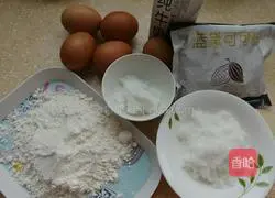 Illustration of how to make strawberry jam cake roll 1