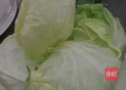 Illustration of how to make clam lettuce buns 1