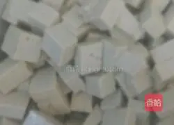 Illustration of how to make king oyster mushroom, tofu and steamed noodles 4