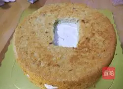 Illustration of how to make 8-inch doll cake 9