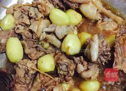 Illustration of how to make large plate chicken 9