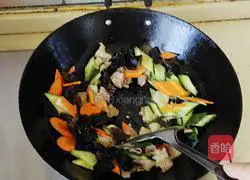 Illustration of Homemade Mushu Pork 5