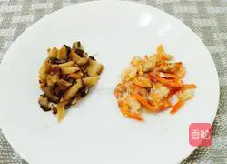 Chinese style~Illustration of how to make seaweed, mushroom and shrimp pizza 4