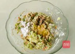 Illustration of how to make vegetable and grain cakes 7