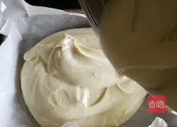 Illustration of how to make ancient yogurt cake (water bath method) 6