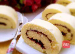 Blueberry Cake Roll Recipe Illustration 21