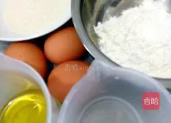 Chiba pattern sponge cake recipe 1