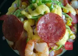 Christmas Eve Bright Pizza Recipe Illustration 12