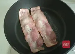 Illustration of how to make bacon and egg pancakes 4