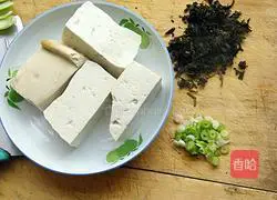 Illustration of how to make toon sprouts mixed with tofu 1