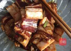 Illustration of how to make steamed pork with rice flour 4