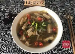 Crab mushroom, celery and tofu soup recipe 10